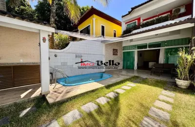 Casa no condomínio nova barra na freguesia jacarepaguá - 3 quartos, 2 suítes, 164m² - rio de janeiro-rj