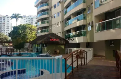 Apartamento no acquapark à venda no pechincha: 2 quartos, 1 suíte, 1 sala, 2 banheiros, 1 vaga, 54m². imperdível!