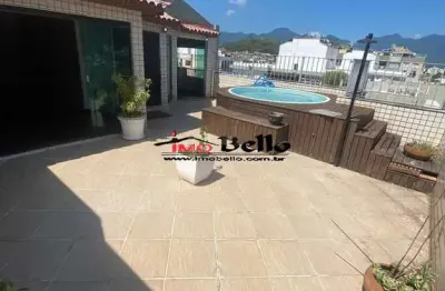 Cobertura com 3 quartos e 2 suítes na taquara, rio de janeiro - rj - 274m² - agende sua visita!