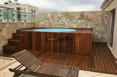 Linda cobertura duplex reformada no spazio reale pechincha 182m2