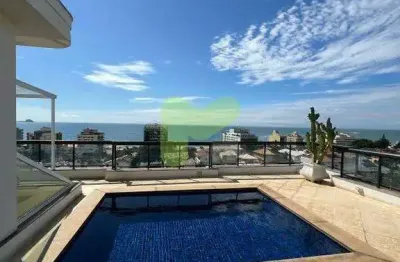 Cobertura à venda, 4 quartos, 3 suítes, 3 vagas, riviera fluminense - macaé/rj