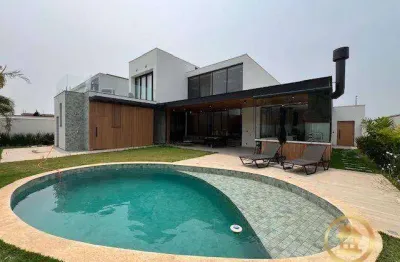 Casa com 4 dormitórios à venda, 402 m² por R$ 5.190.000,00 - Villa dos Pinheiros - Indaiatuba/SP