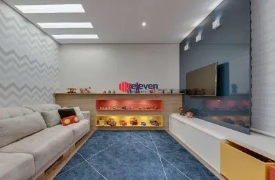 Cobertura ,à venda, 250 m², piscina, churrasqueira, 4 dormitórios, pompeia, santos/sp.
