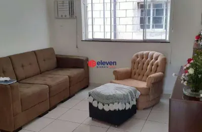 Apartamento à venda – 2 dormitórios | 1 vaga | mobiliado | av. ana costa – gonzaga, santos/sp