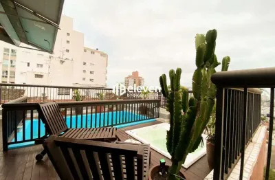 Cobertura duplex à venda na aparecida, santos – 5 dormitórios (3 suítes), 2 vagas e lazer privativo | 353m²