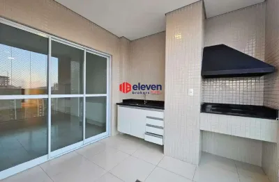 Apartamento de 106 m², 3 suítes, varanda gourmet e lazer completo na ponta da praia !