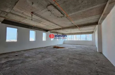 Sala comercial para venda ou locação em santos em edifício coorporativo de alto padrão