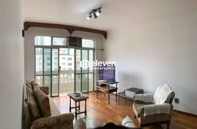 Apartamento à venda, 3 quartos, 1 suíte, 1 vaga, gonzaga - santos/sp
