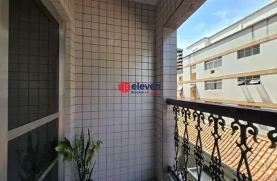 Excelente apartamento - dois dormitórios - bairro campo grande em santos
