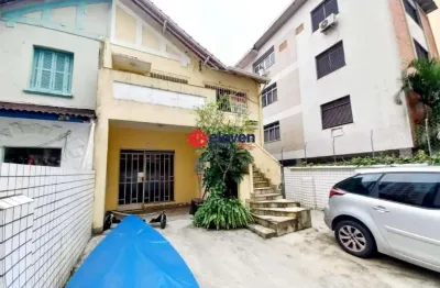 2 casas independentes andar baixo e andar alto! em excelente localização quadra da praia josé menino em santos