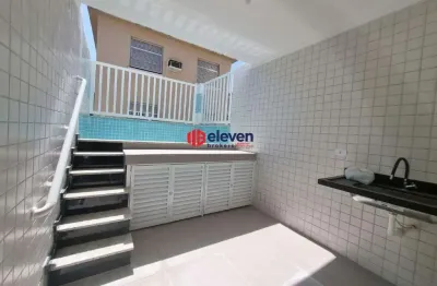 Sobreposta alta com piscina, 3 dorms e 1 suíte no bairro da aparecida