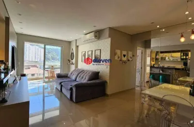 Apartamento à venda, 02 dormitórios, em ótima localização, no marapé, santos-sp