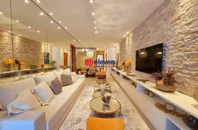 Apartamento à venda, 3 quartos, 3 suítes, 2 vagas, boqueirão - santos/sp