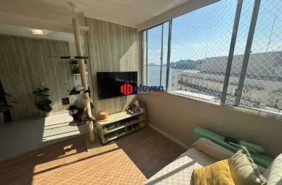 Apartamento reformado, pé na areia, no josé menino | 1 suíte | vista mar | portaria 24h