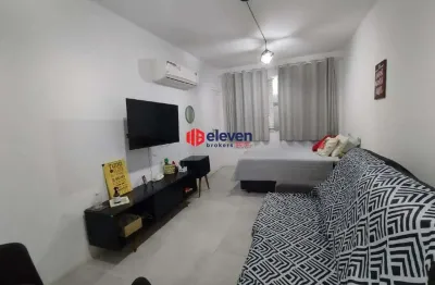 Kitnet / Stúdio à venda na Avenida Bartholomeu De Gusmão, Embaré, Santos