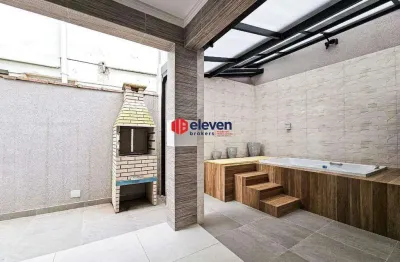 Sobrado novo e moderno no boqueirão - 3 dormitórios e área gourmet