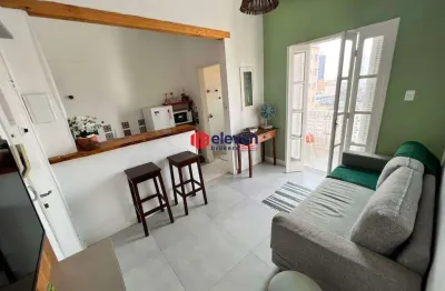 Apartamento com 1 quarto à venda na Avenida Bartholomeu De Gusmão, Embaré, Santos