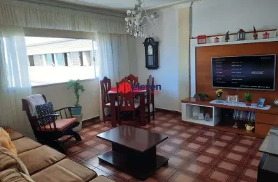 Apartamento em são vicente com 2 dormitórios, sala ampla vista mar, 2 banheiros, cozinha, área de serviço, garagem, salão de jogos, salão de festas.