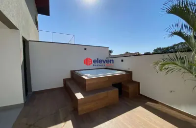 Casa triplex nova com 3 suítes e spa no jardim maristela, atibaia