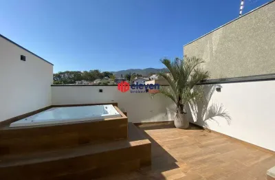Casa triplex nova com 3 suítes e spa no jardim maristela, atibaia