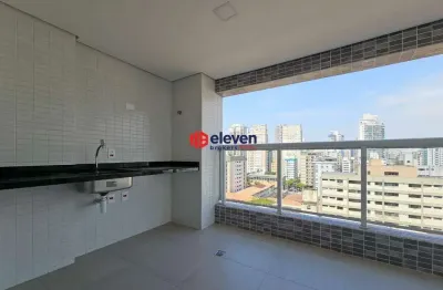 Apartamento novo com 2 dormitórios e varanda gourmet no lacca vila rica, santos-sp.