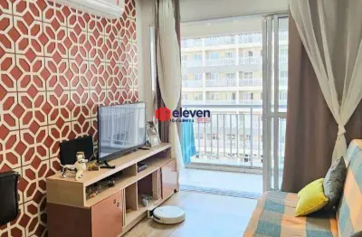 Apartamento venda 1 dormitório vila mathias lazer completo