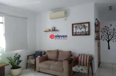 Apartamento à venda, 02 dormitórios, closet, no boqueirão, santos/sp