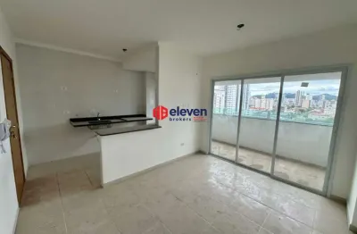 Apartamento à venda, 2 quartos, 1 suíte, 1 vaga, macuco - santos/sp