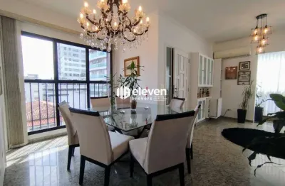 Apartamento de 140 m² com suíte e closet a venda no embaré/santos