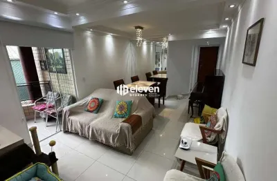 Apartamento venda 02 dormitórios (1 suíte) | 88m² | varanda | 1 vaga | condomínio completo | aparecida | santos