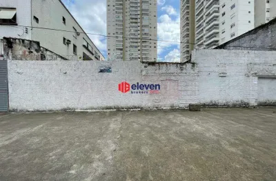 Terreno comercial para alugar na Rua Doutor Antônio Bento, Vila Mathias, Santos