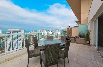 Cobertura duplex com vista mar no boqueirão com lazer, estilo e exclusividade