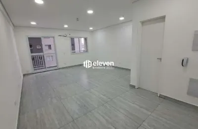Sala comercial aluguel | 42m² | 7º andar | fusion office | vila matias | santos