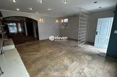 Casa para aluguel, 4 quartos, 1 suíte, 3 vagas, gonzaga - santos/sp