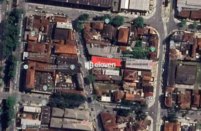 Terreno para aluguel ou venda – 420m² (10x42) | canal 3 – santos/sp