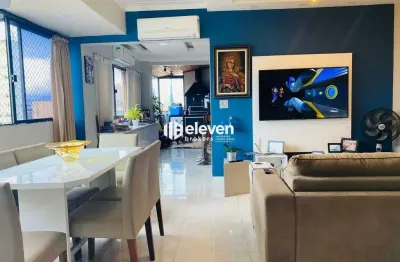 Cobertura à venda duplex, 4 quartos, centro de são vicente - s/p.