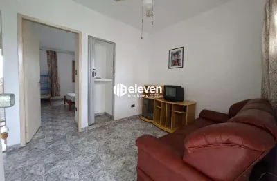 Apartamento de 1 dormitório a uma quadra da praia, no canal 6, em santos