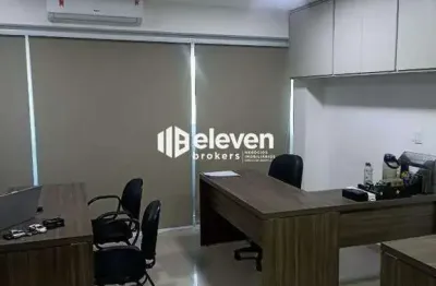 Sala comercial com 42m² – andar alto | prédio corporativo moderno em santos/sp