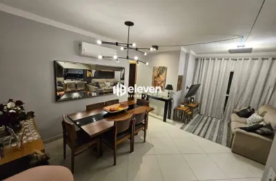 Apartamento à venda – 121m² | 3 dorms (2 suítes) | varanda | porteira fechada – praia grande