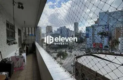 Apartamento de 3 dormitórios a uma quadra da praia no coração do gonzaga