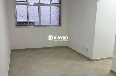 Apartamento reformado para locação na vila matias – 70m² | 2 dormitórios | excelente localização