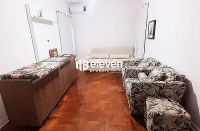 Apartamento mobiliado de 1 dormitório para locação – frente mar no josé menino