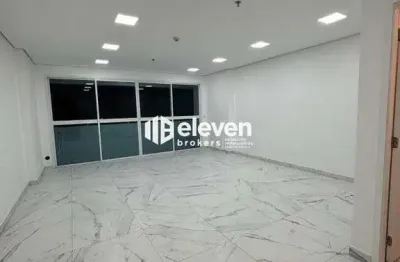 Sala comercial para locação | 45m² | andar alto | vista livre | 1 vaga | helbor offices | são vicente/