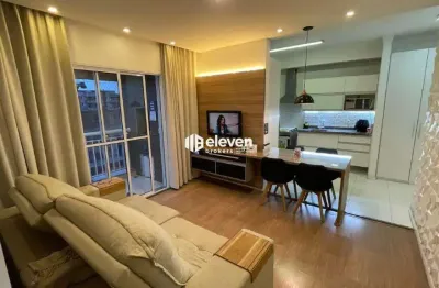 Apartamento com varanda gourmet, 2 dormitórios e lazer completo no estuário – santos