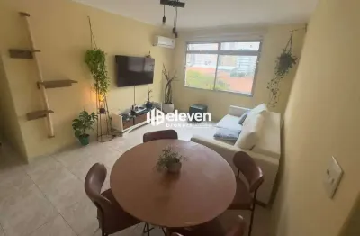 Apartamento à venda no boqueirão – santos/sp | 82m² | 2 dormitórios | vista livre