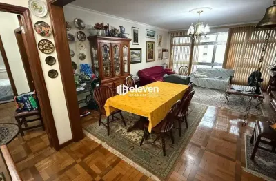 Apartamento amplo à venda 3 dormitórios e 1 suíte - gonzaga - santos