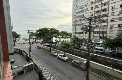 Apartamento à venda, vista mar, na quadra da praia e no cobiçado gonzaga!