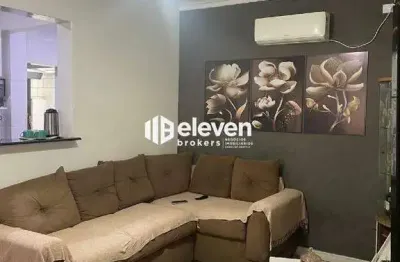 Apartamento à venda na aparecida, santos – 2 dormitórios, reformado, próximo à praia e ao praiamar shopping