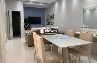 Apartamento na quadra da praia no gonzaga, santos – 173 m², 3 dorms (1 suíte), 1 vaga