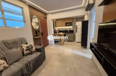 Apartamento à venda porteira fechada com 02 dormitórios, 01 vaga, aparecida - santos/sp